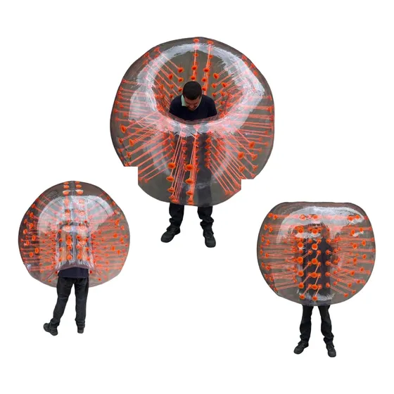 Bumper Ball Esferas Choconas Inflables Diseño Visor Frontal