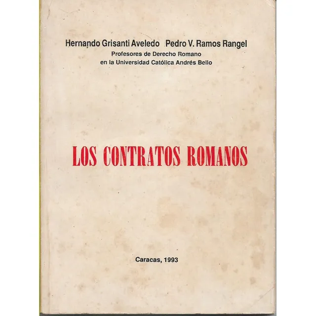 Los Contratos Romanos