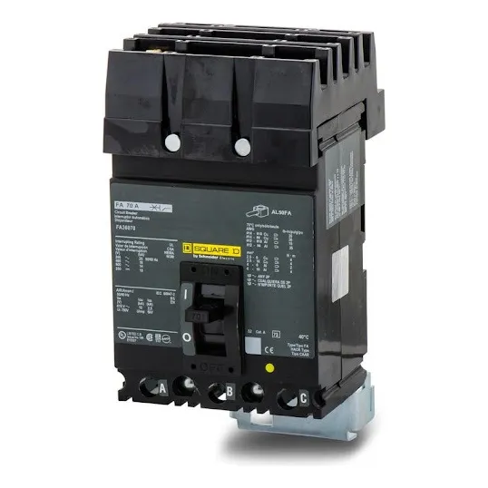 Circuit Breaker Fa36070 Square D Para I-line 70 Amp 3 Polos