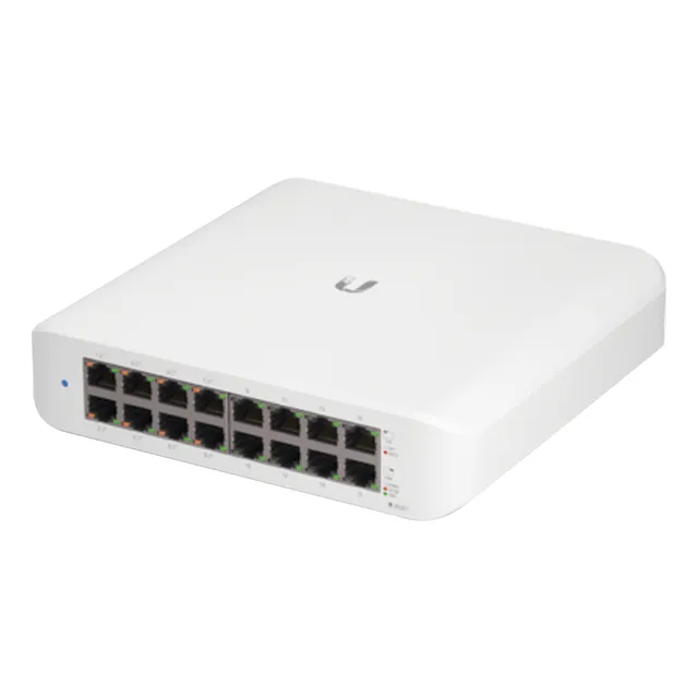 Switch Unifi Lite Administrable Poe De 16 Puertos 10/100/100