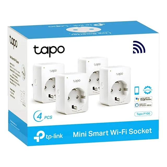 Enchufe Inteligente Tp-link Tapo P100 Wifi 2.4 Ghz X 4