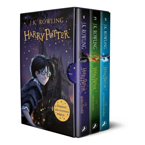 Harry Potter (estuche). Las Tres Primeras Novelas, De Rowling, J. K.. Editorial Salamandra En Español