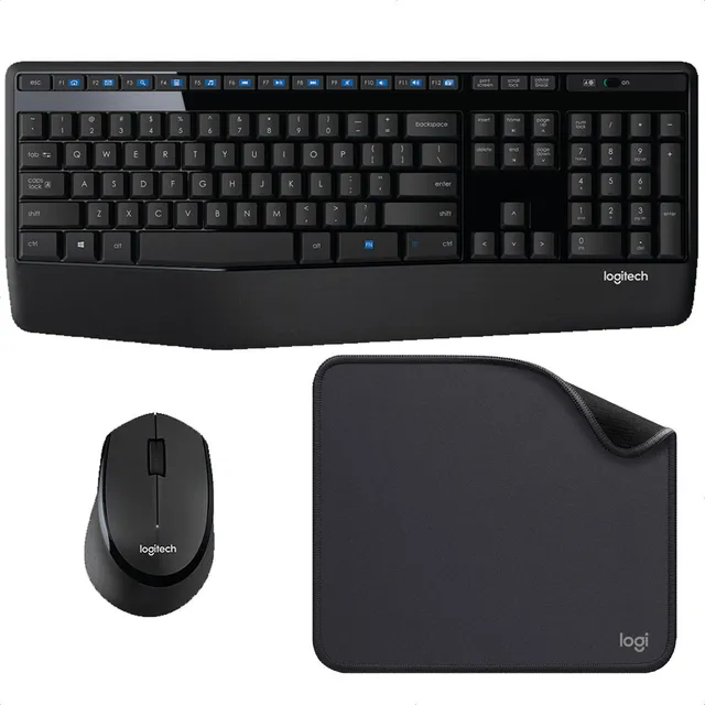 Kit de teclado y ratón inalámbricos Logitech MK345 USB