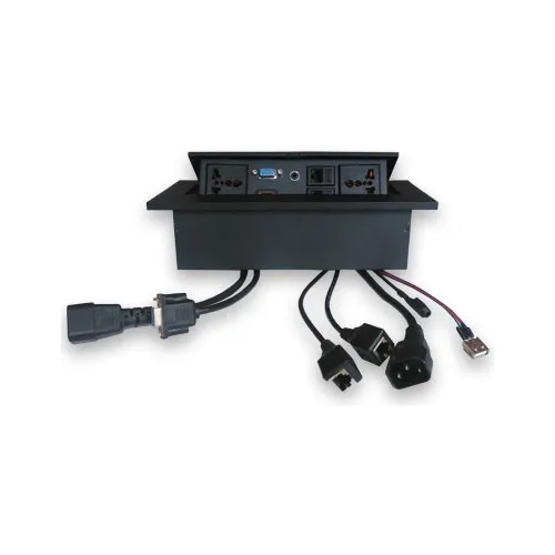Caja Para Mesa Brobotix 005514n Hdmi Svga Usb 2.0 Rj-45
