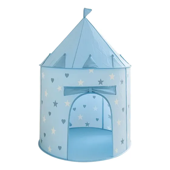 Carpa Casita De Juego Infantil Castillo Celeste Con Funda