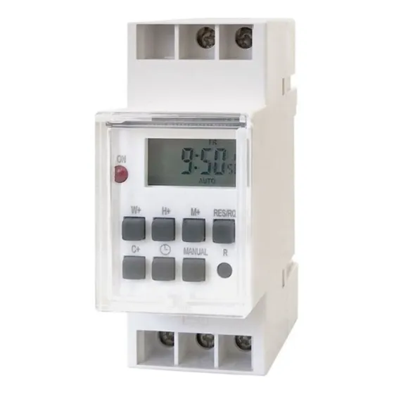 Timer Digital Programable Para Riel Din