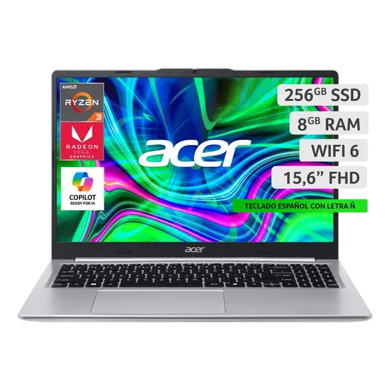 Acer Aspire Lite Al15-46p Ryzen 3 8gb 256gb Ssd 15.6 Fhd