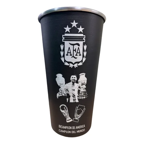Vaso Jarra Fernetero Grabado Messi River Argentina 1 Litro