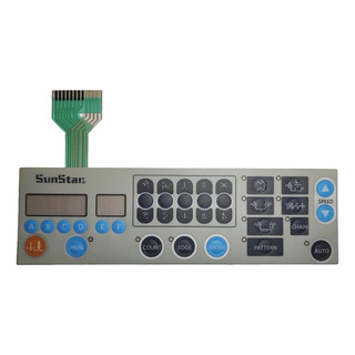 Membrana Painel Reta Sunstar Eletronica Km250a/350/506/530/ Membrana Painel Reta Sunstar Eletronica Km250a/350/506/530/