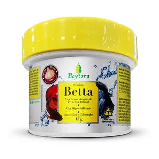 Raçao Para Peixe Beta Poytara Betta 14g Premium Raçao Para Peixe Beta Poytara Betta 14g Premium