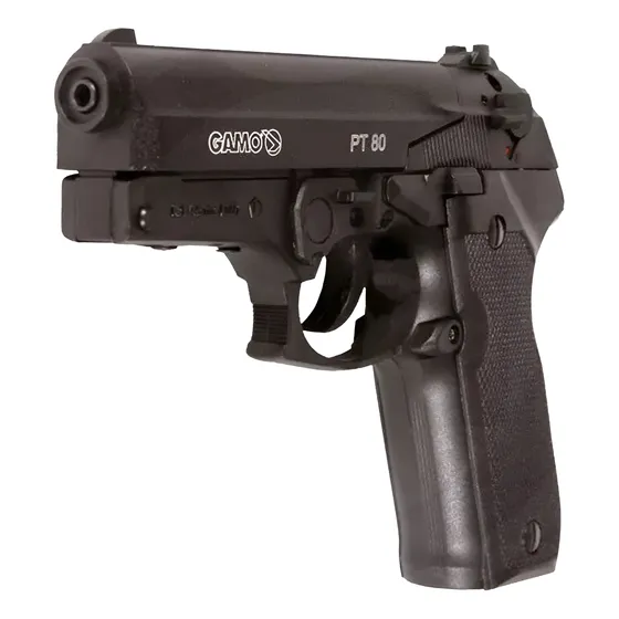 Pistola Co2 Gamo Pt-80 Cargador 8 Tiros Alta Potencia