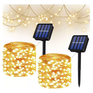 2pcs Guirnalda Luces Solares 300led For Decoración 30 Metro 2pcs Guirnalda Luces Solares 300led For Decoración 30 Metro