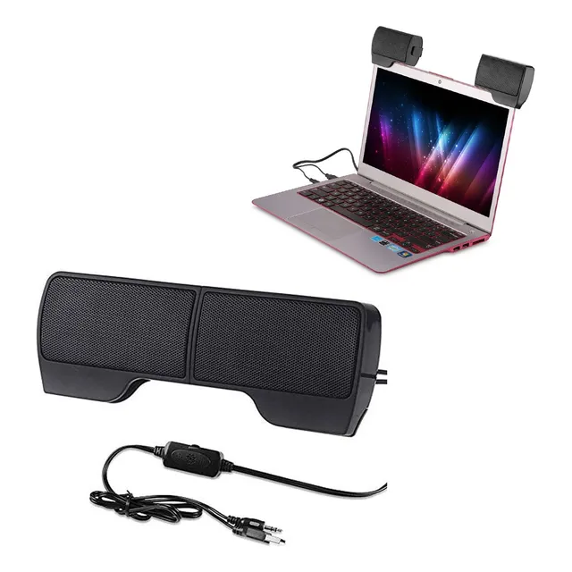 Parlante Con Salida Auxiliar 3.5mm Para Laptop Smartphone Pc