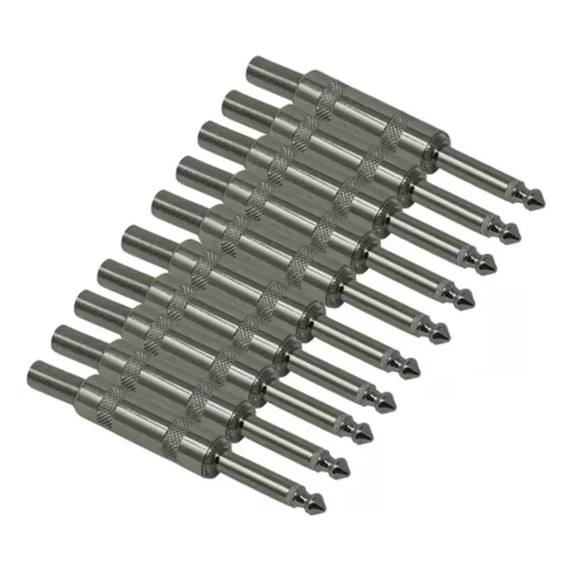 Plug Mono 6.3mm, 1/4 Np2x Harden De Baquelita Lote De 10pz