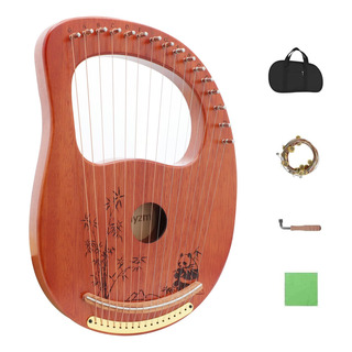 Arpa De Lira Rayzm 16 Cuerdas De Caoba Para Principiantes Arpa De Lira Rayzm 16 Cuerdas De Caoba Para Principiantes