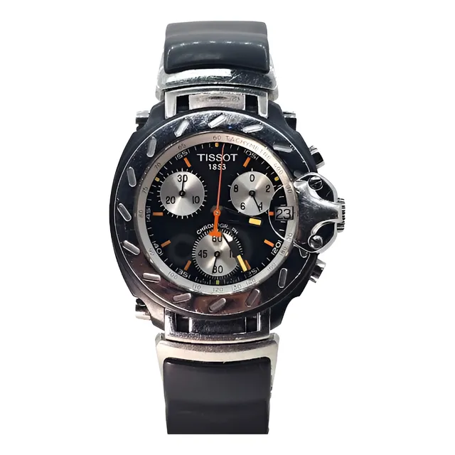 Reloj Tissot 1853 T-race 472 Cronógrafo Cristal De Zafiro
