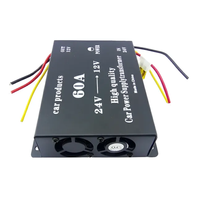 Convertidor Reductor De  Voltaje 24vdc A 12vdc 60amp