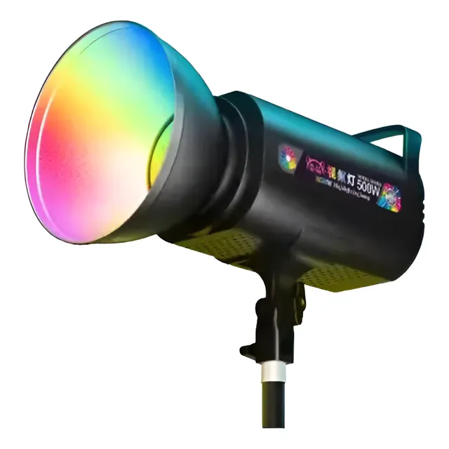 Iluminador Pantalla Control Luz Fotográfica Rgb 500w Estudio