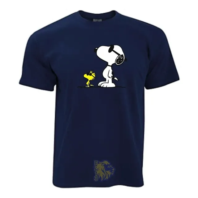 Polera Estampada Comics, Snopy Perro, Serie Romanosmodas