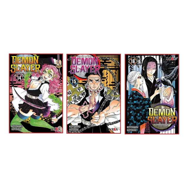Demon Slayer - Kimetsu No Yaiba Tomos 14, 15 Y 16 - Manga