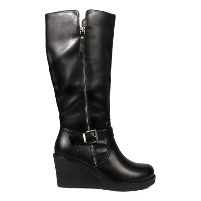 Bota Alta Mujer Taco Chino 66 Yassne