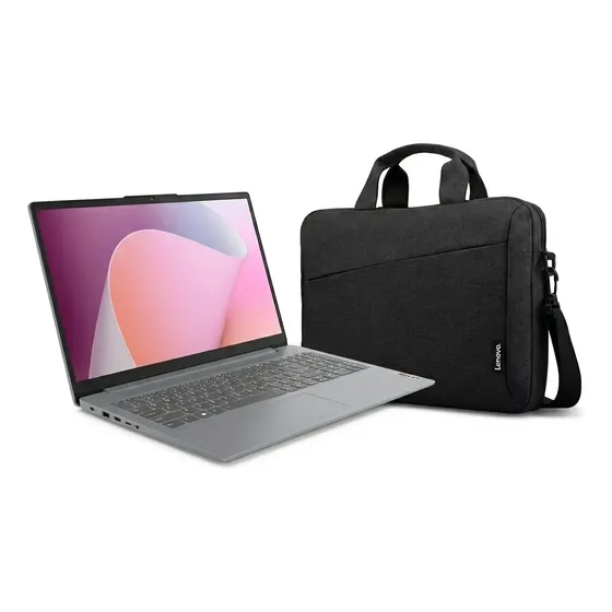 Notebook Lenovo IdeaPad Slim 3 con AMD Ryzen 3, 16GB RAM y 512GB SSD, 15.6" Full HD con Maletín