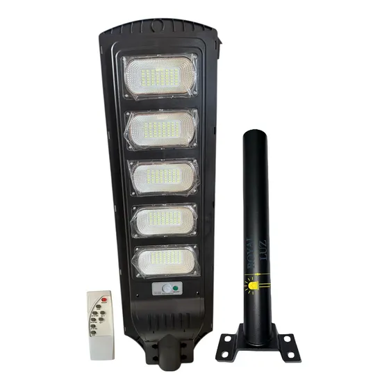 Lampara Led Solar Alumbrado Público 200w C/control Y Sensor