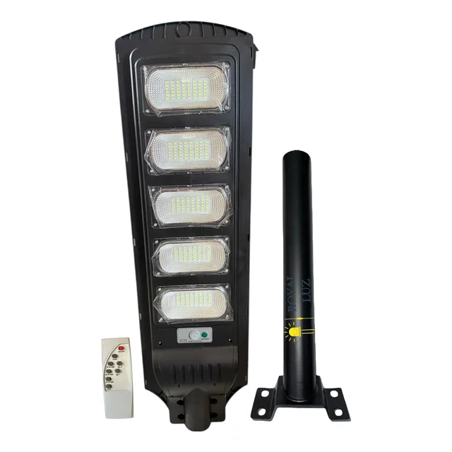 Lampara Led Solar Alumbrado Público 200w C/control Y Sensor