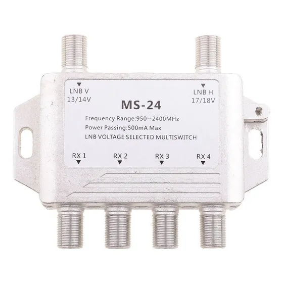 Multiswitch 2x4 2/4 2 Lnb Satellite Multiswitch 4 Receptores