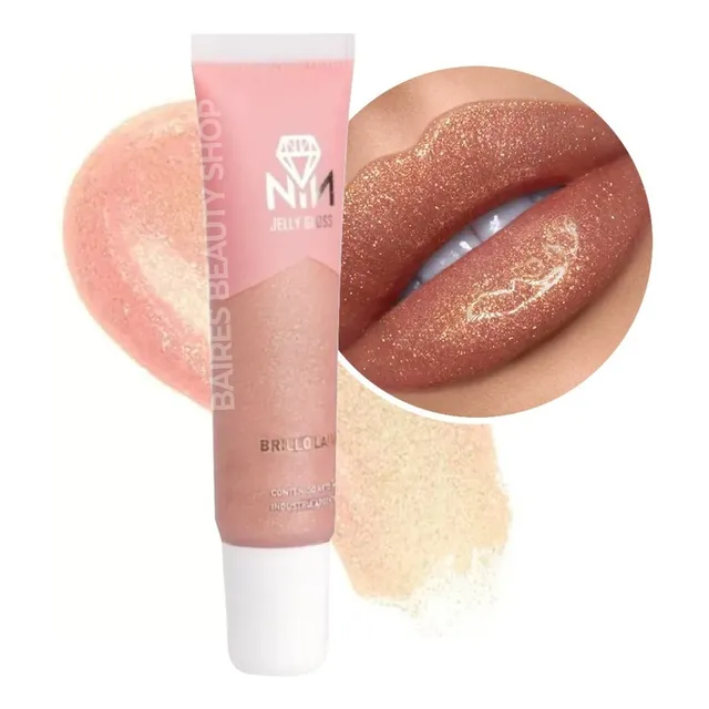 Labial Gloss Brillo Sweet Baby Con Destellos Nathacha Nina