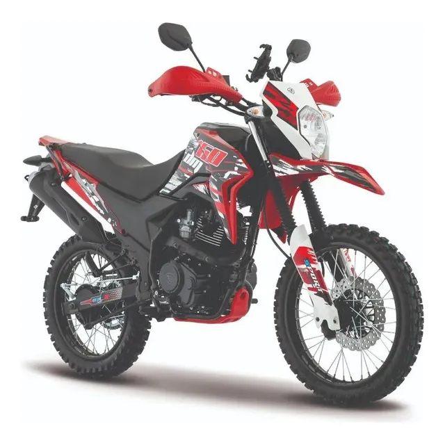 Motocicleta Doble Propósito Italika Dm150 Roja