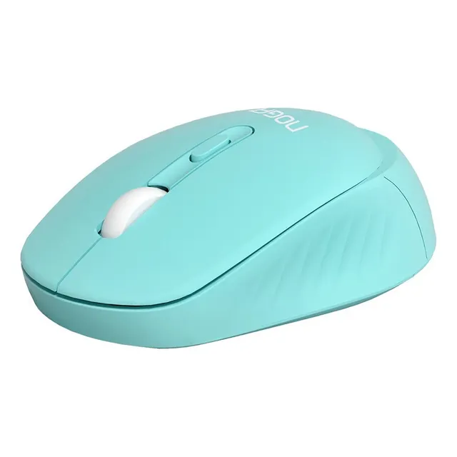 Mouse Inalambrico Recargable Pc Laptop Usb 1600d Noga Ngm143 Color Verde
