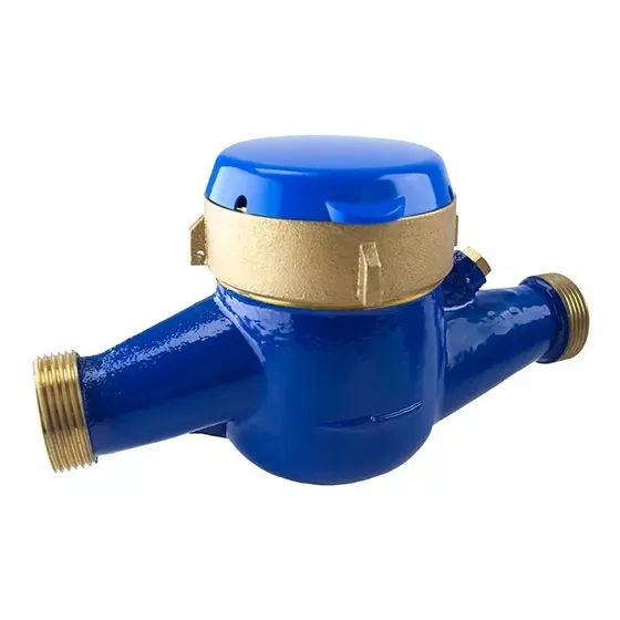 Medidor De Agua De 1-1/2 En Bronce Con Niples Coples Empaque