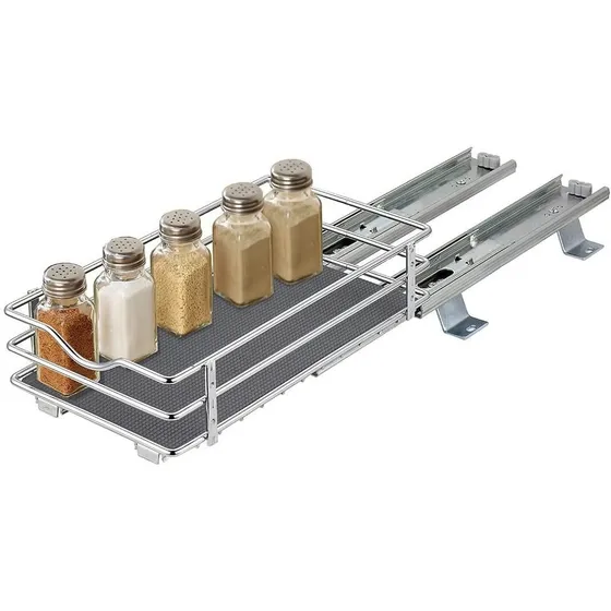 Mini Condimentero Para Mueble Aereo 1 Nivel Antracita 16 Cm 