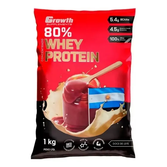 Whey Concentrado 80% Whey Protein - Growth Supplements