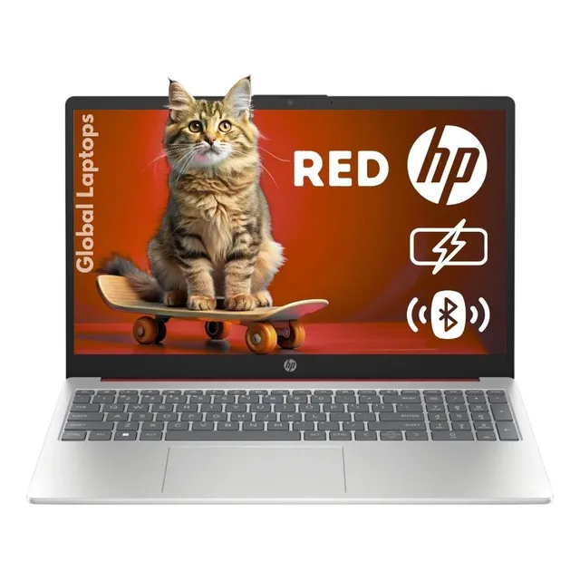 Laptop Hp Pavilion Intel N200 128 Ssd 8gb Ram 15-fd0083 Roja
