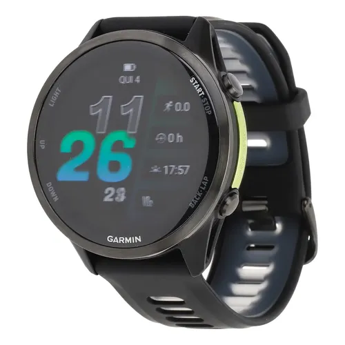 Relógio Garmin Fenix 8s Safira Carbon Gray Dlc Titânio 43mm