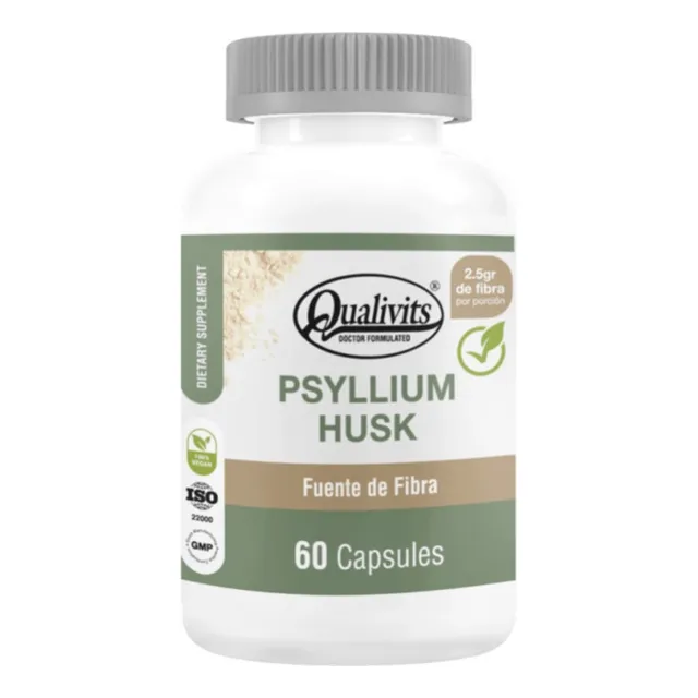 Psyllium Husk Qualivits® X 60 Cápsulas