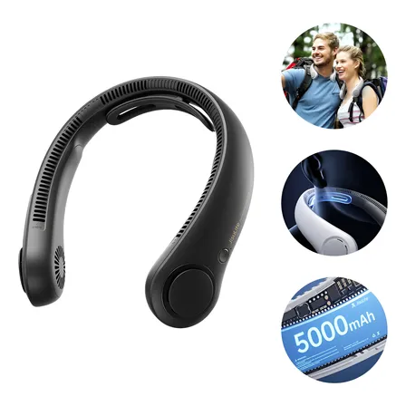 Jisulife Ventilador De Pescoço Sporte Leve 16 Horas Duração