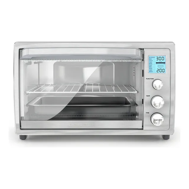 Horno de mesa eléctrico Black+Decker TOD5035SS 22L acero inoxidable 110V