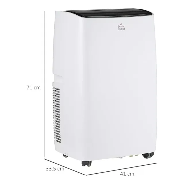 Homcom 14,000 Btu Portable Air Conditioner Remote 24hr Timer