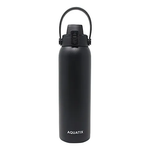 Nuevo Aquatix (black, 32 Onzas) Acero Inoxidable 59hgq