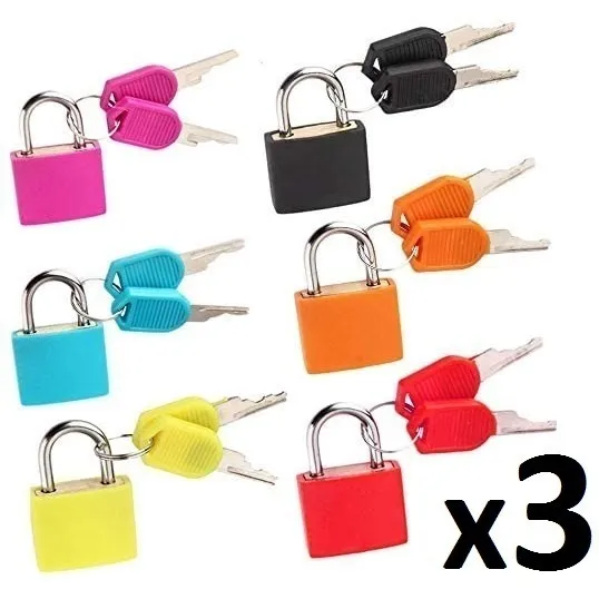 Candado Colores Maletas Bolsos Morrales Locker Pequeños