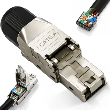 Conector Rj45 Ethernet Industrial Campo Cat6a Blindado