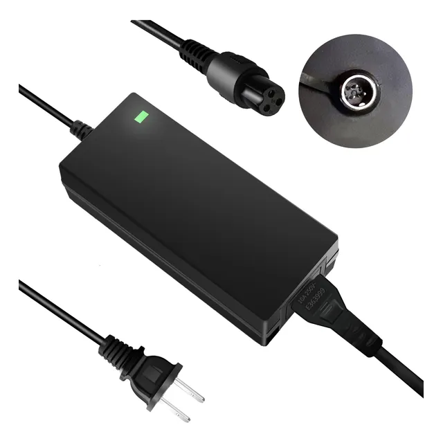 Evaplus Cargador Powerfast De 42 V, Conector En Línea De 3 C