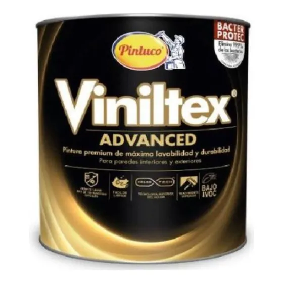 Vinilo Tipo1 Lavable 1/4 Galon Color Blanco