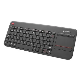 Teclado Wireless C3tech K-wt200bk Touchpad Smart Tv - Preto Teclado Wireless C3tech K-wt200bk Touchpad Smart Tv - Preto