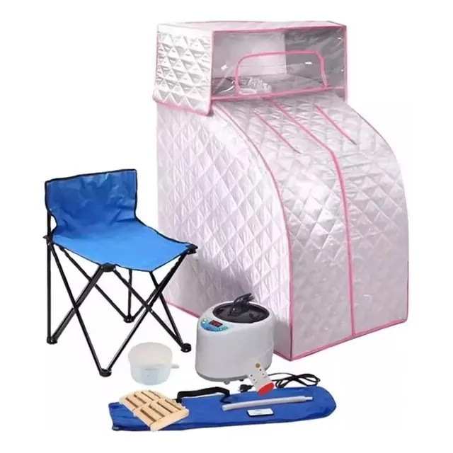 Sauna Portatil De 2 Litros Con Silla Y Abertura