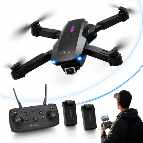 Mini drone GoolRC SG700-D com câmera 4K branco 1 bateria