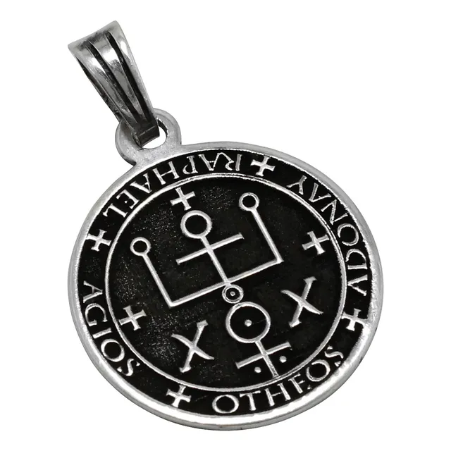 Dije Sigilo Arcangel Rafael / Plata 925